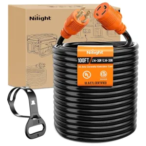 30Amp 100FT Generator Extension Cord Drag Tool