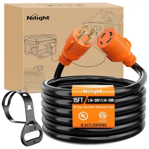 30Amp 15FT Generator Extension Cord