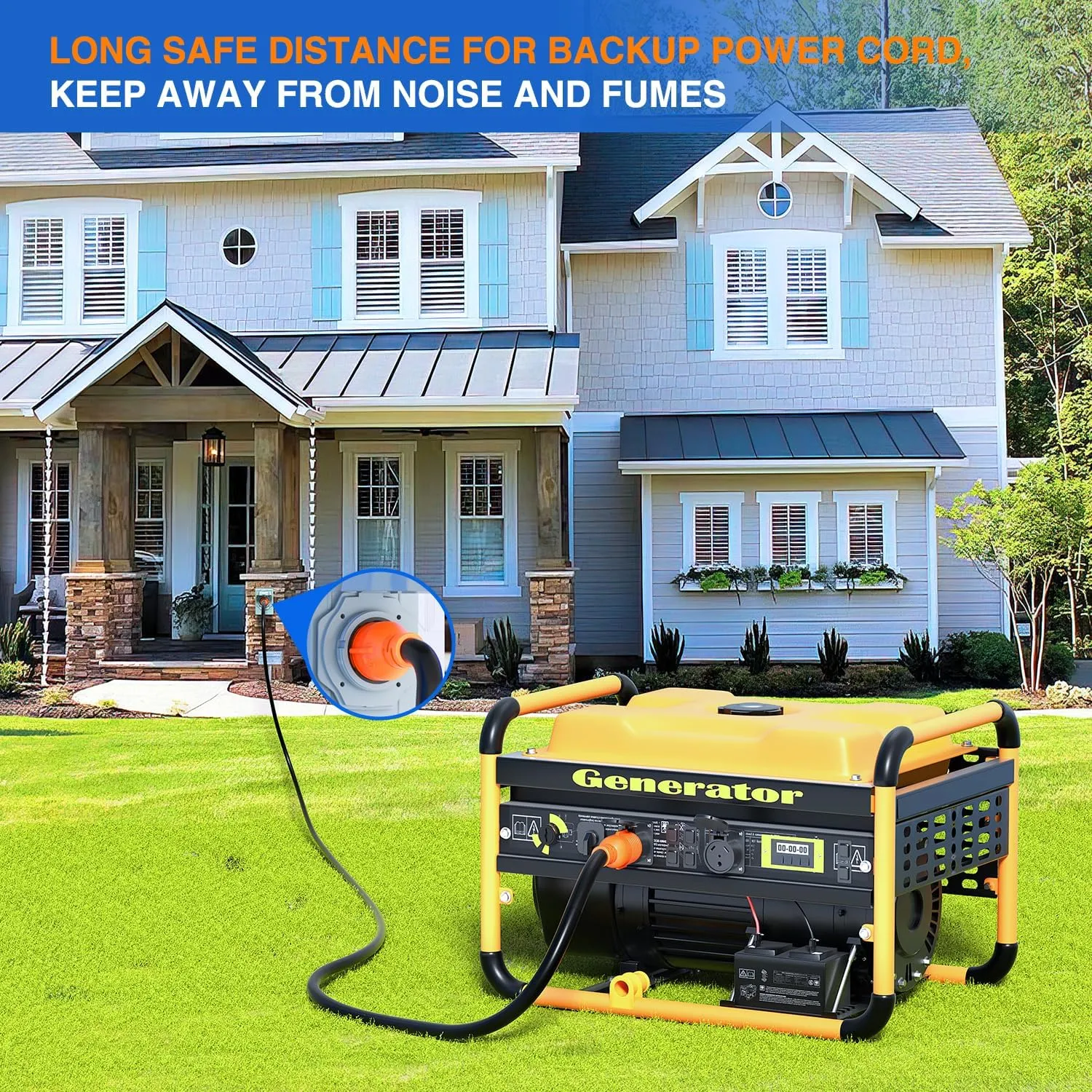 30Amp 15FT Generator Extension Cord