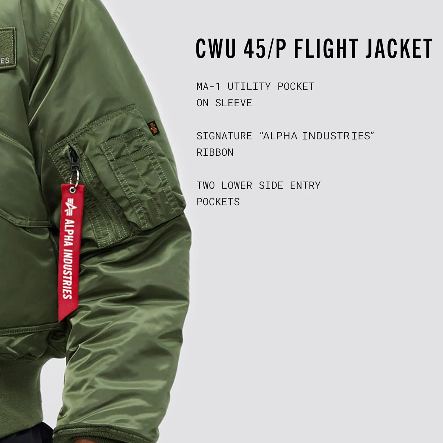 Alpha Industries Men's CWU 45/P Flight Jacket