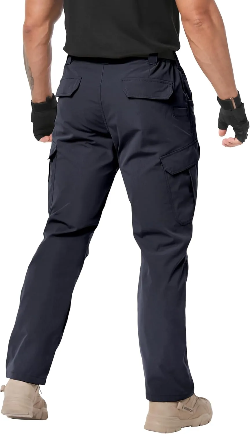 Arunlluta Mens Tactical Pants, Ripstop Water Resistant Cargo Work Pants for Men, Stretch Hiking Pants Lightweight