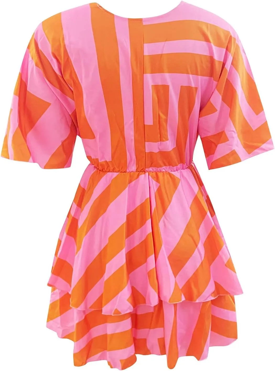 Beach Dresses for Women,2023 Summer Casual Trendy Loose Batwing Sleeve Mini Dress,Floral Flowy Hem Boho Dress