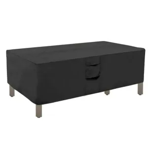 Black 420d Outdoor Waterproof Patio Furniture Cover Extra Large Garden Rain Snow Windproof Anti-uv Cover