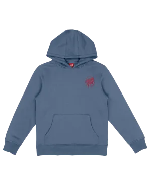 Boys Popsicle Hand Hoodie in Dusty Blue
