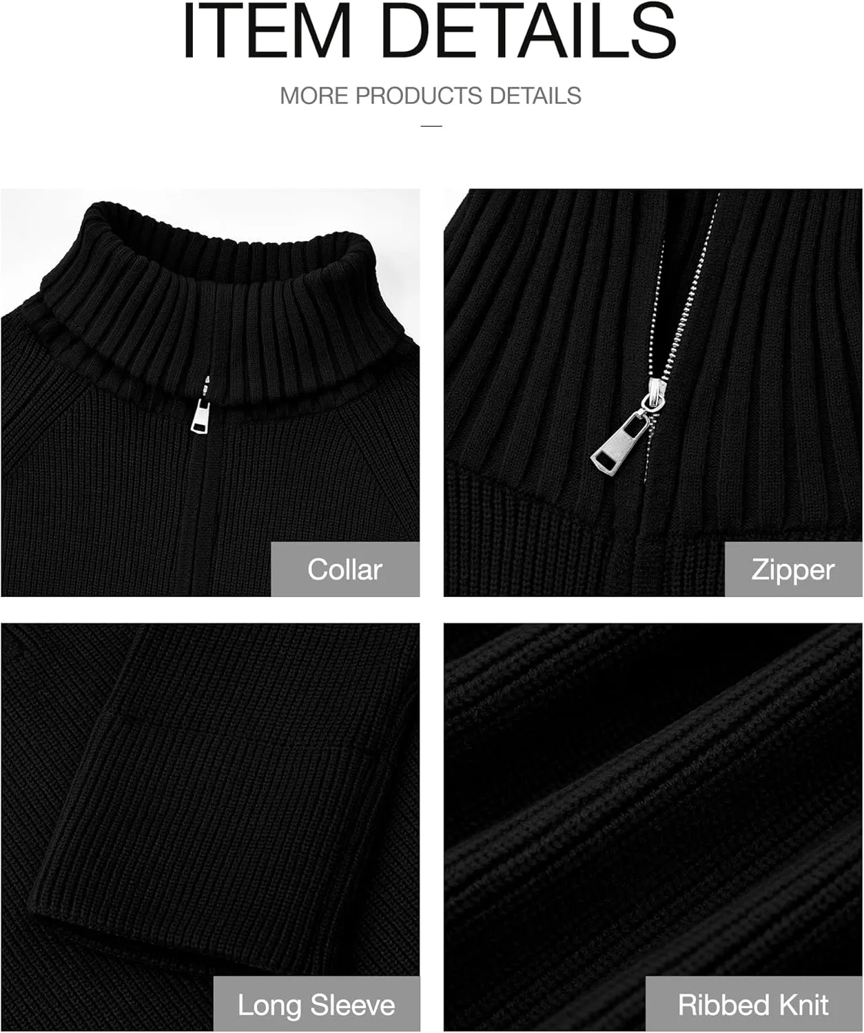 BTFBM Womens Casual Long Sleeve Half Zip Pullover Sweaters Solid V Neck Collar Ribbed Knitted Loose Slouchy Jumper Tops