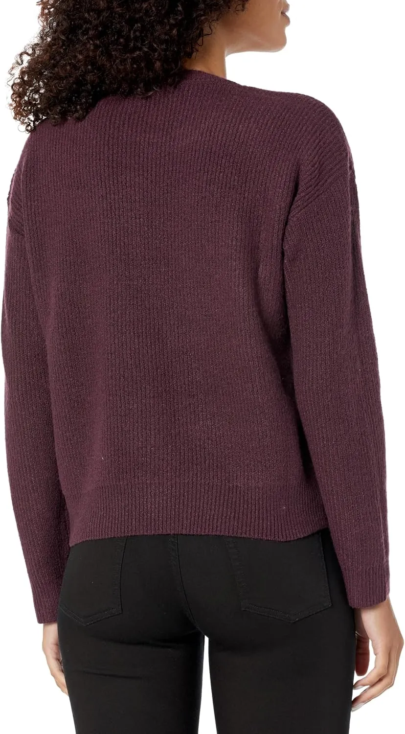 Calvin Klein Women's Sequin Crew Neck Long Sleeve Sweater