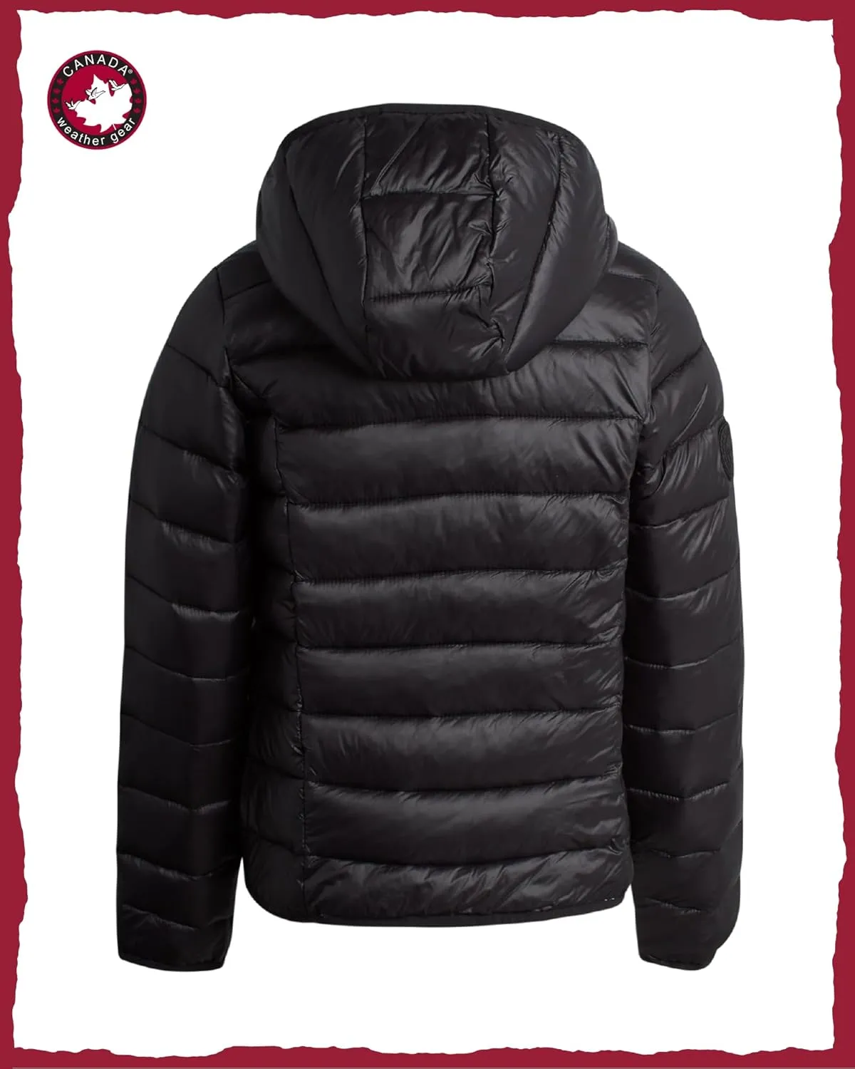 CANADA WEATHER GEAR Women's Puffer Jacket - Packable Bubble Coat, Water Resistant Outerwear Jackets for Women (XXS-M)