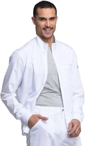 Cherokee Men Warm up Scrub Jacket with Zip Front WW320