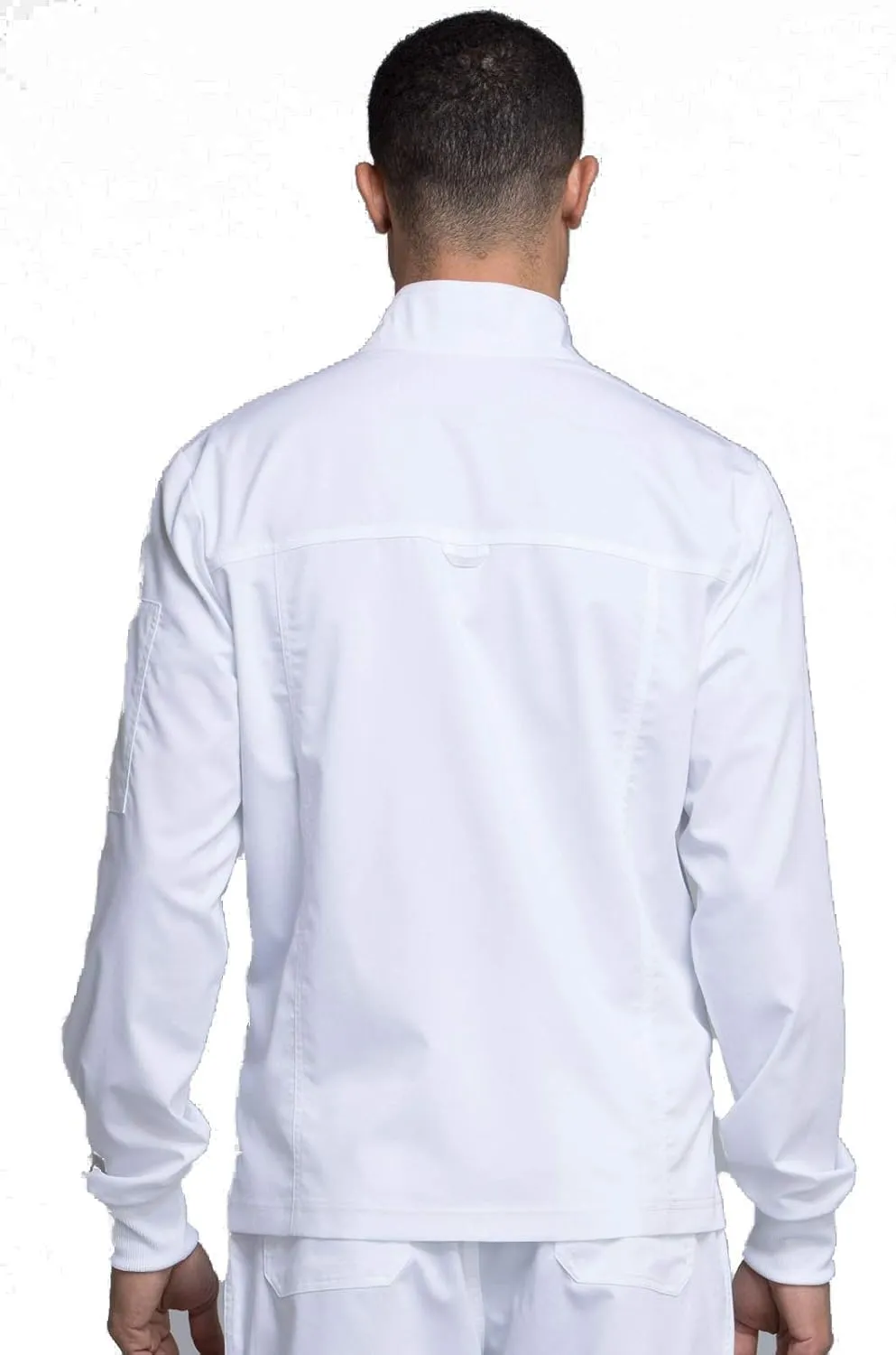 Cherokee Men Warm up Scrub Jacket with Zip Front WW320