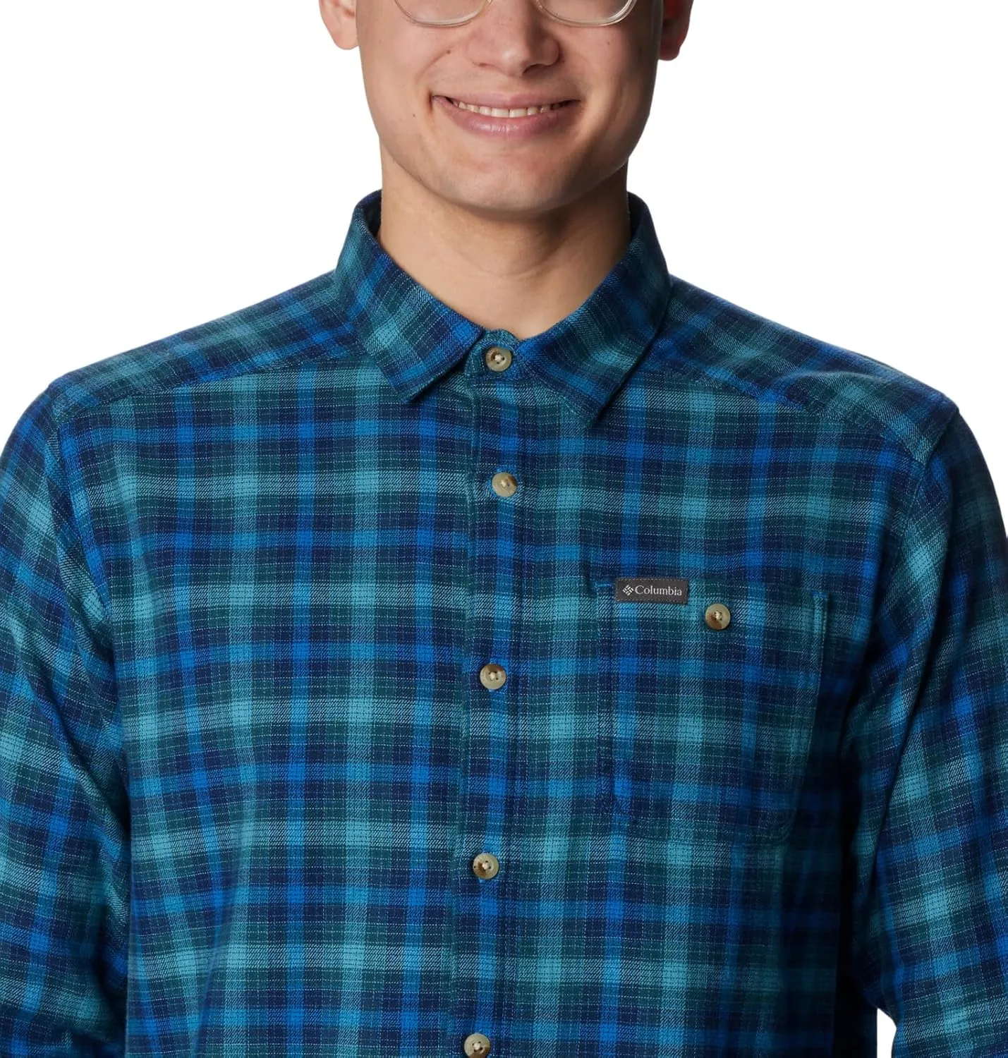 Columbia Men's Cornell Woods Flannel Long Sleeve Shirt