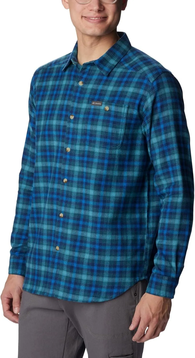 Columbia Men's Cornell Woods Flannel Long Sleeve Shirt