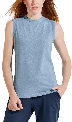 Coolibar UPF 50  Women's LumaLeo High Neck Tank Top - Sun Protective