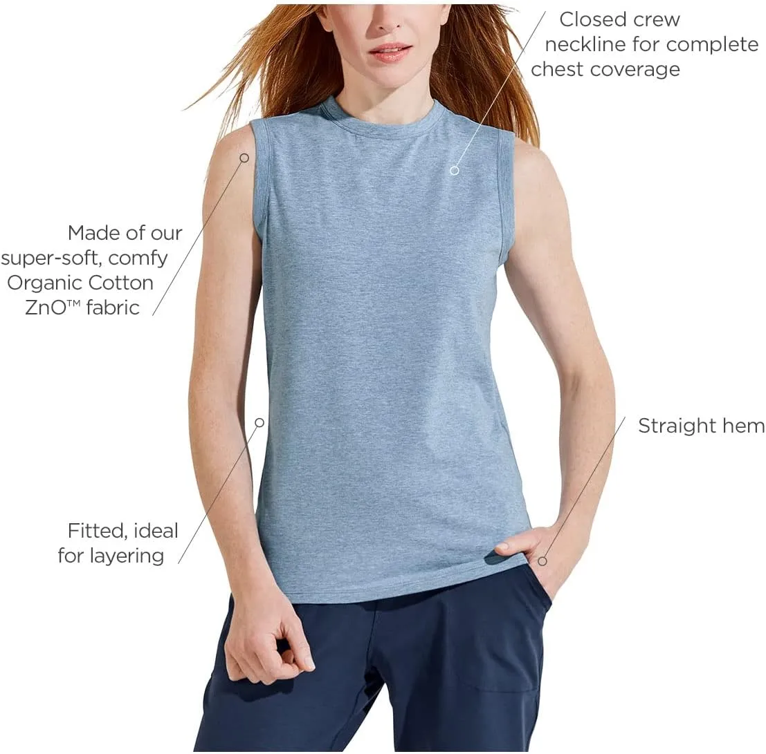 Coolibar UPF 50  Women's LumaLeo High Neck Tank Top - Sun Protective
