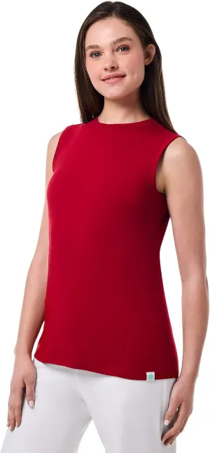 Coolibar UPF 50  Women's LumaLeo High Neck Tank Top - Sun Protective