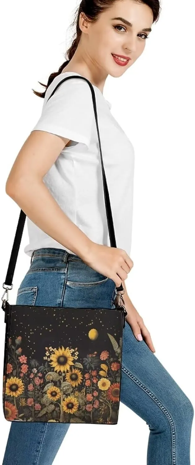 Cute Shoulder Bag Hobo Handbag for Women Purse Leather Top Handle Bags