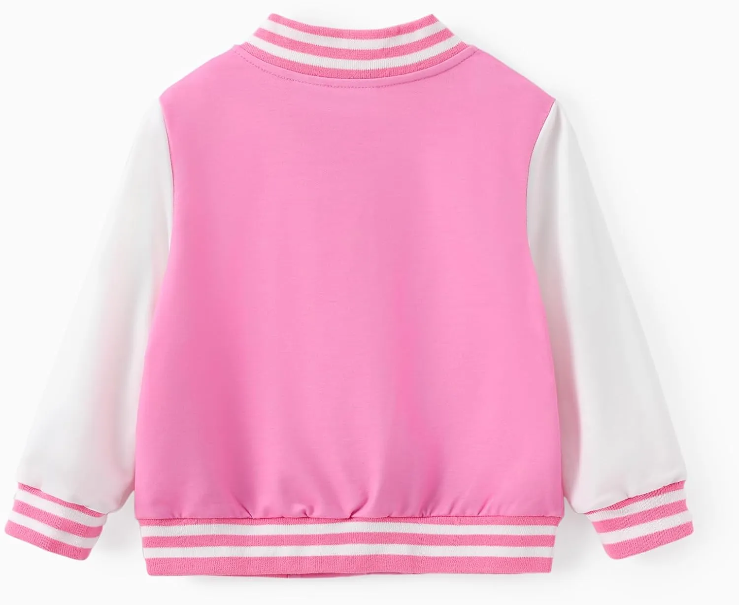 Disney Minnie Mouse Mickey Mouse Stitch Kids Varsity Bomber Jacket Lightweight Button-up Sweatshirt Toddler-Big Kids