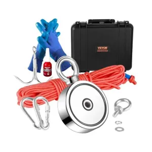 Double Sided Strong Neodymium Magnet With Heavy Duty Fishing Kit