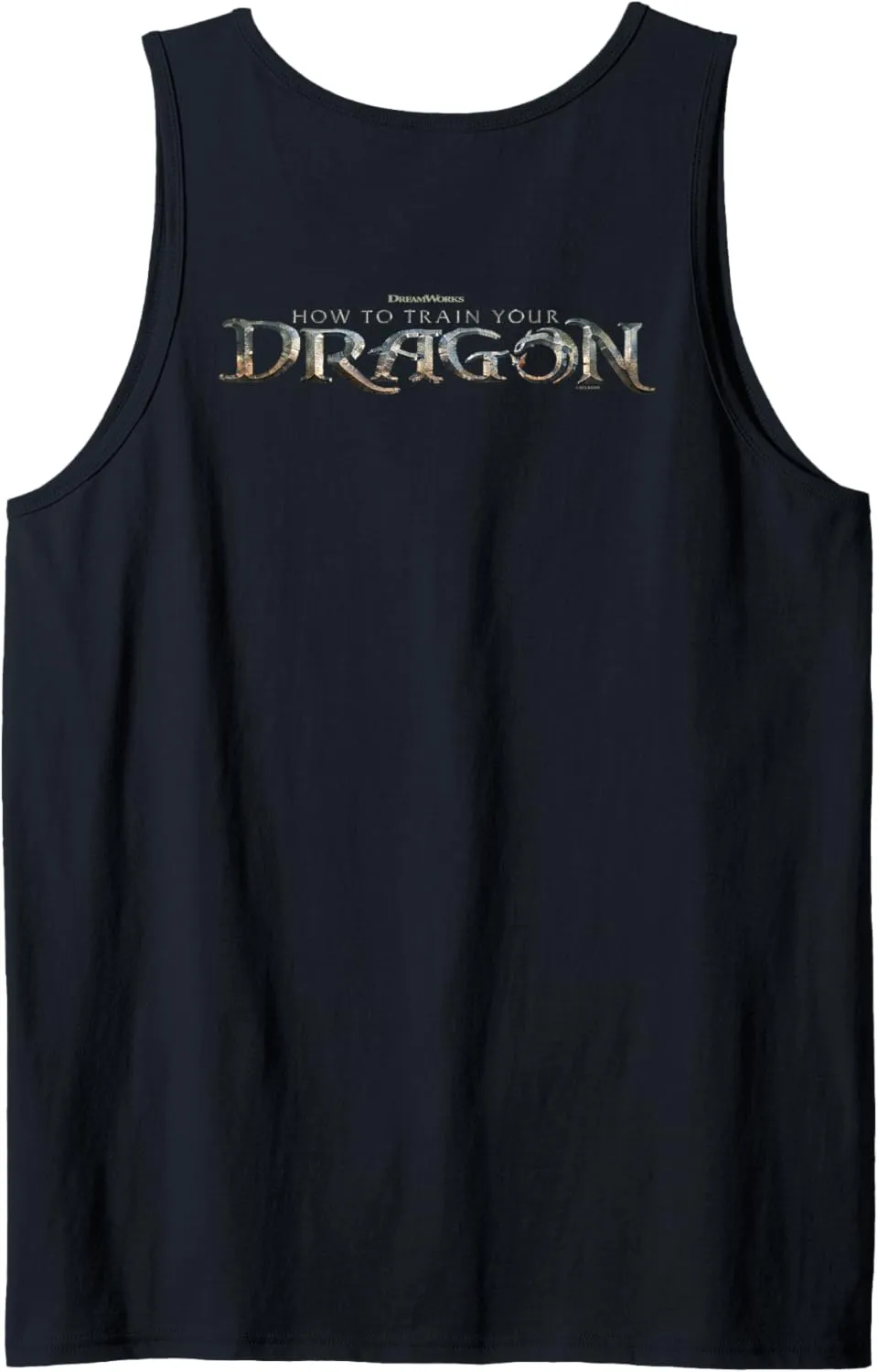 Dreamworks How To Train Your Dragon Movie Logo Dual Sided Tank Top
