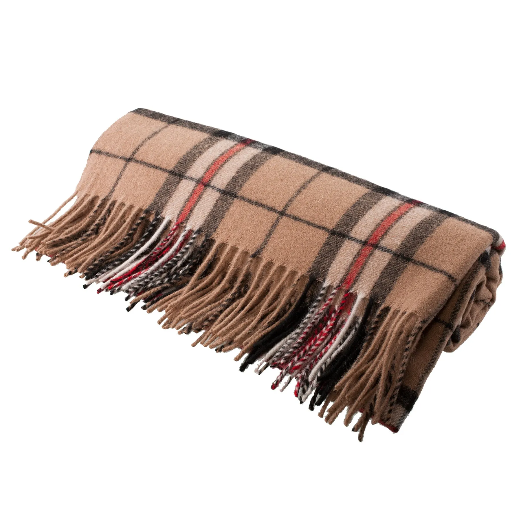 Edinburgh Lambswool Stole  Thomson Camel