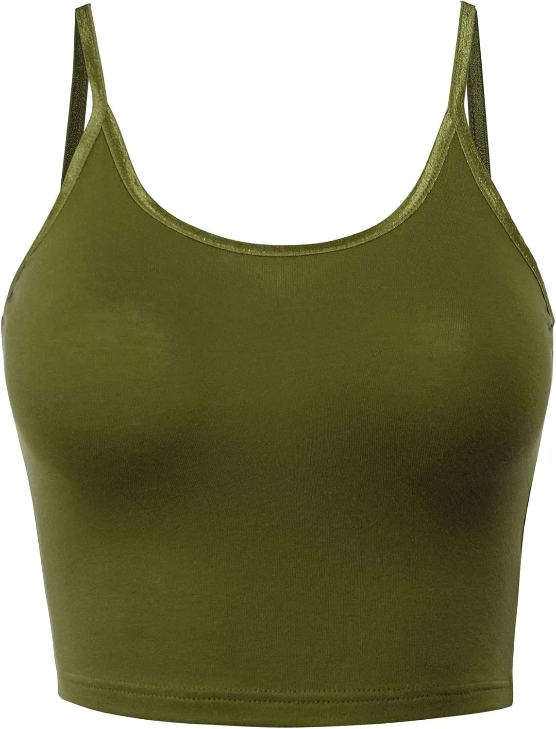 FashionMille Women Workout Yoga Spaghetti Strap Tank Camisole Crop Tank Top