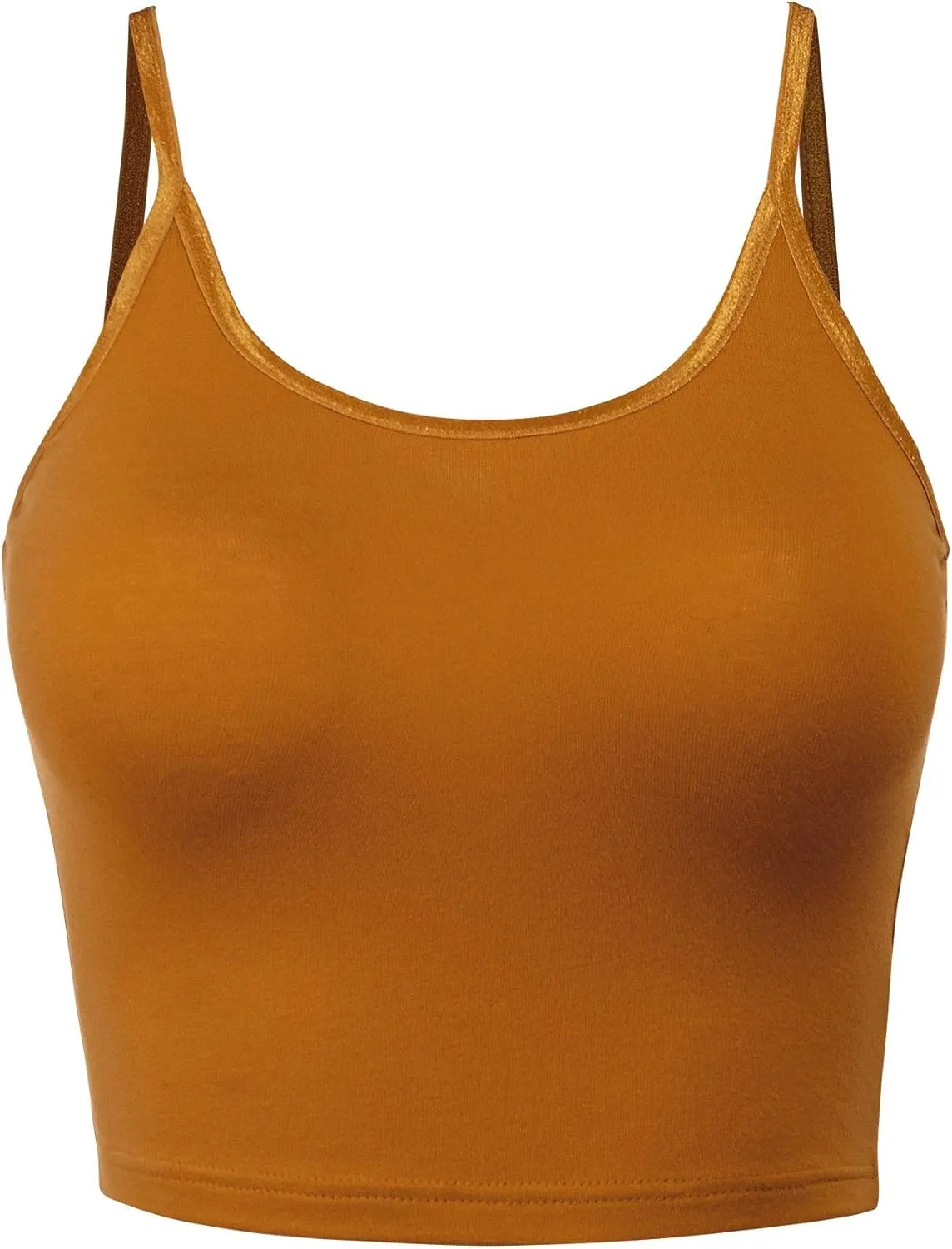 FashionMille Women Workout Yoga Spaghetti Strap Tank Camisole Crop Tank Top