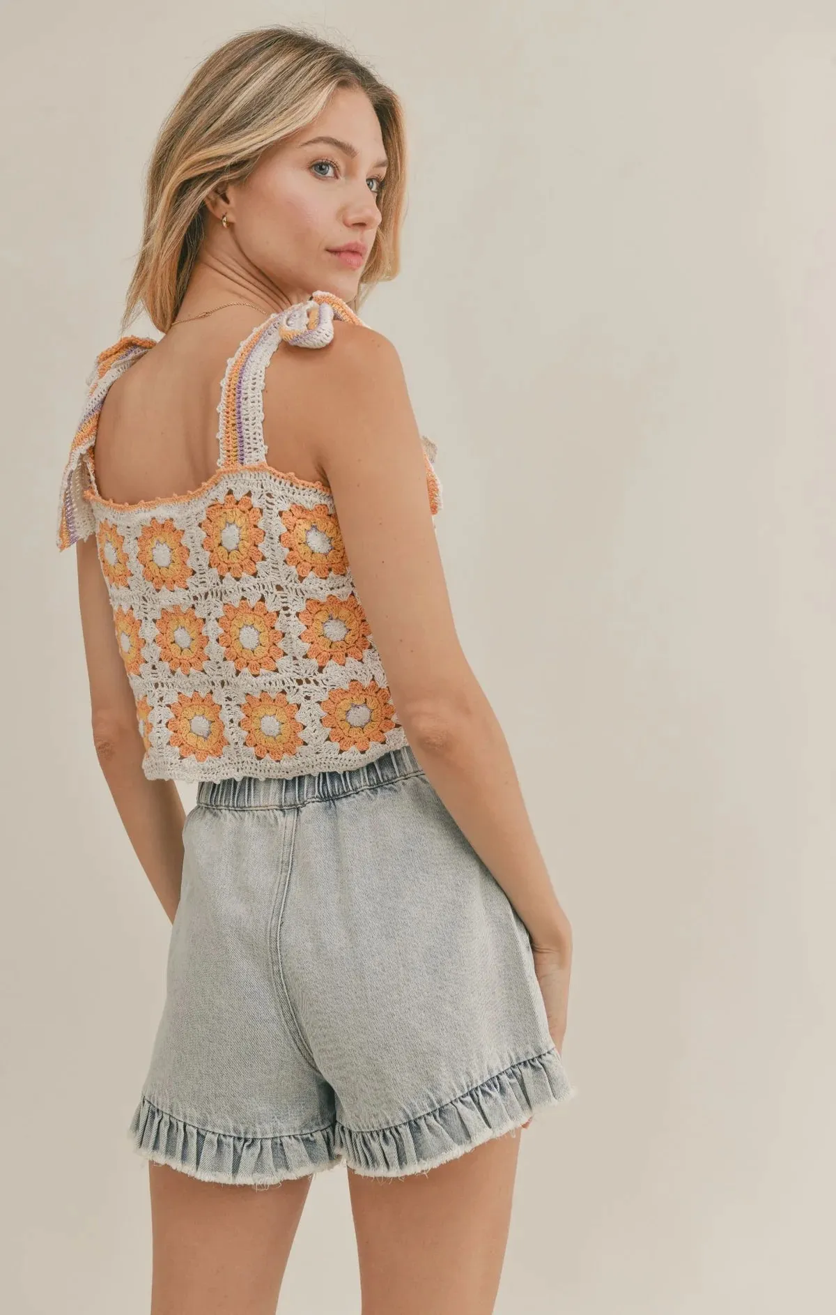 Flower Babe Crochet Tank