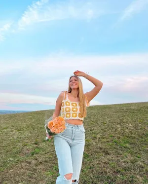 Flower Babe Crochet Tank