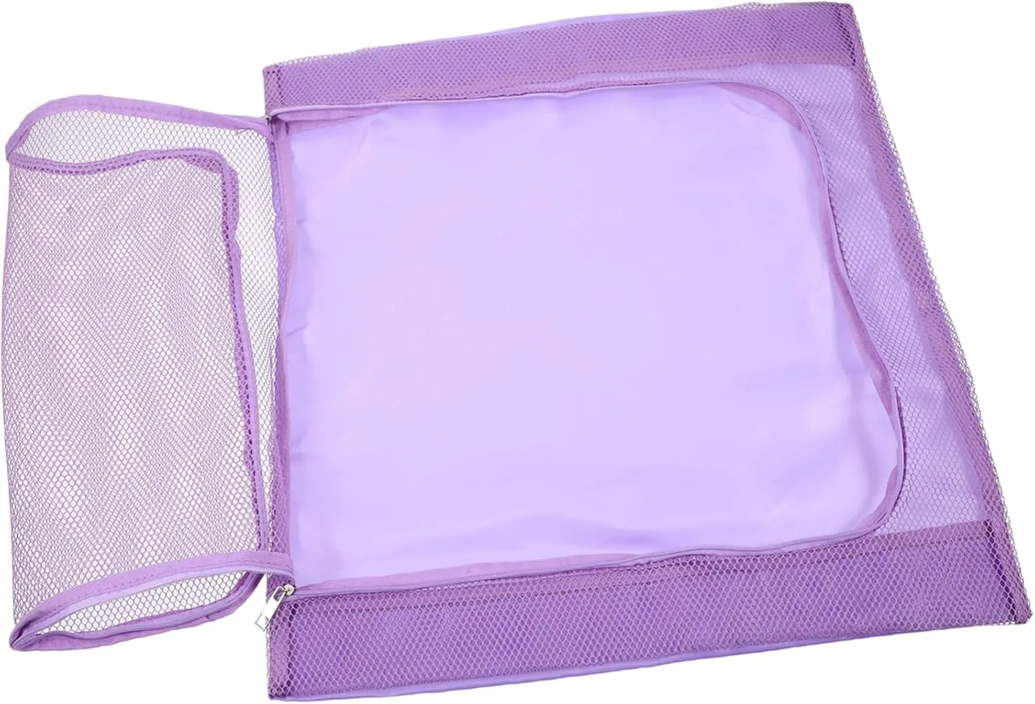 Foldable Mesh Clothes Organizer Bag for Travel and Closet Storage Breathable Capacity Luggage Storage Bin Portable and Lightweight Design Ideal for Sweater and Clothing