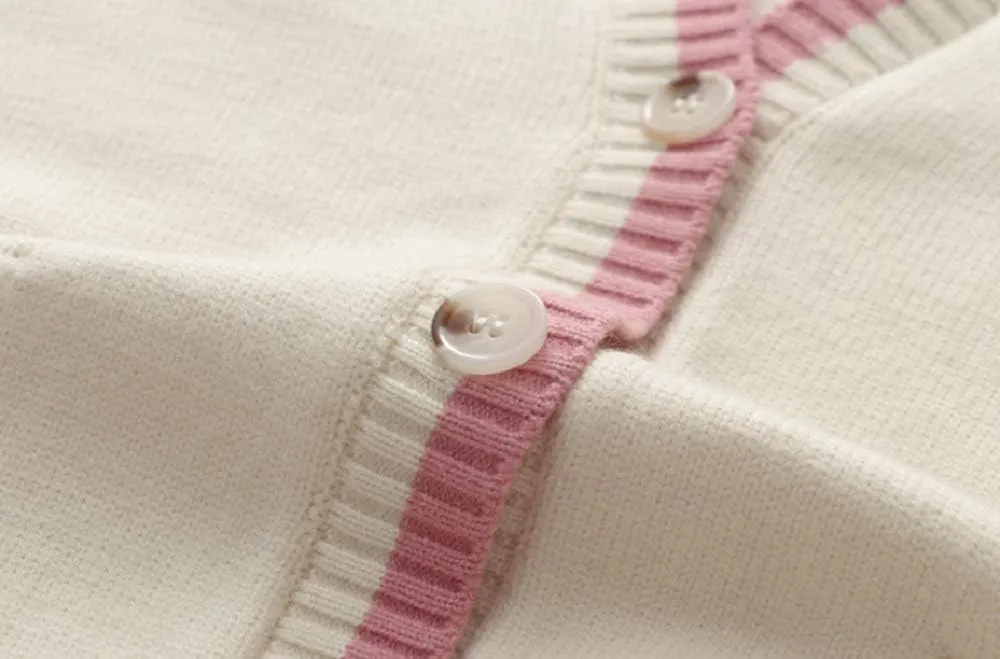 GK-O Mori Girl Kawaii Rabbit Japan JK Uniform Knit Cardigan Sweater Girl School Cosplay Sweater