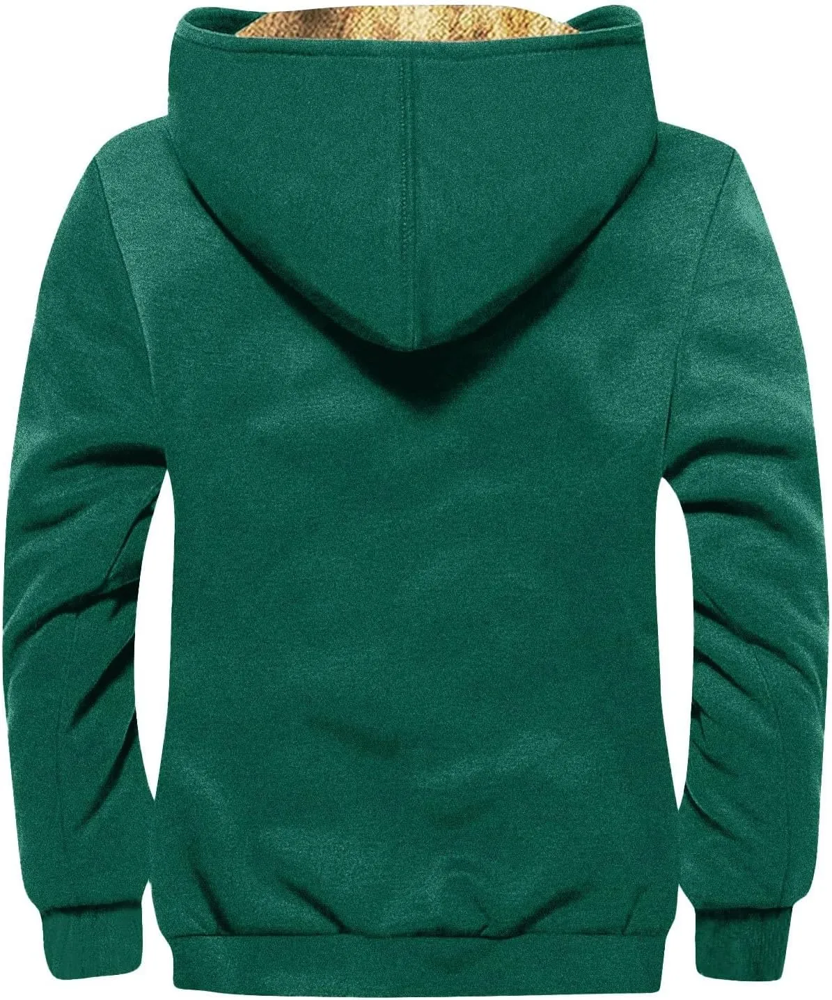 GOFULY Mens Jackets Winter Sherpa With Hood Heavyweight Coats Fuzzy Fleece Full Zip Graphic Hoodies Fall Clothes Trendy
