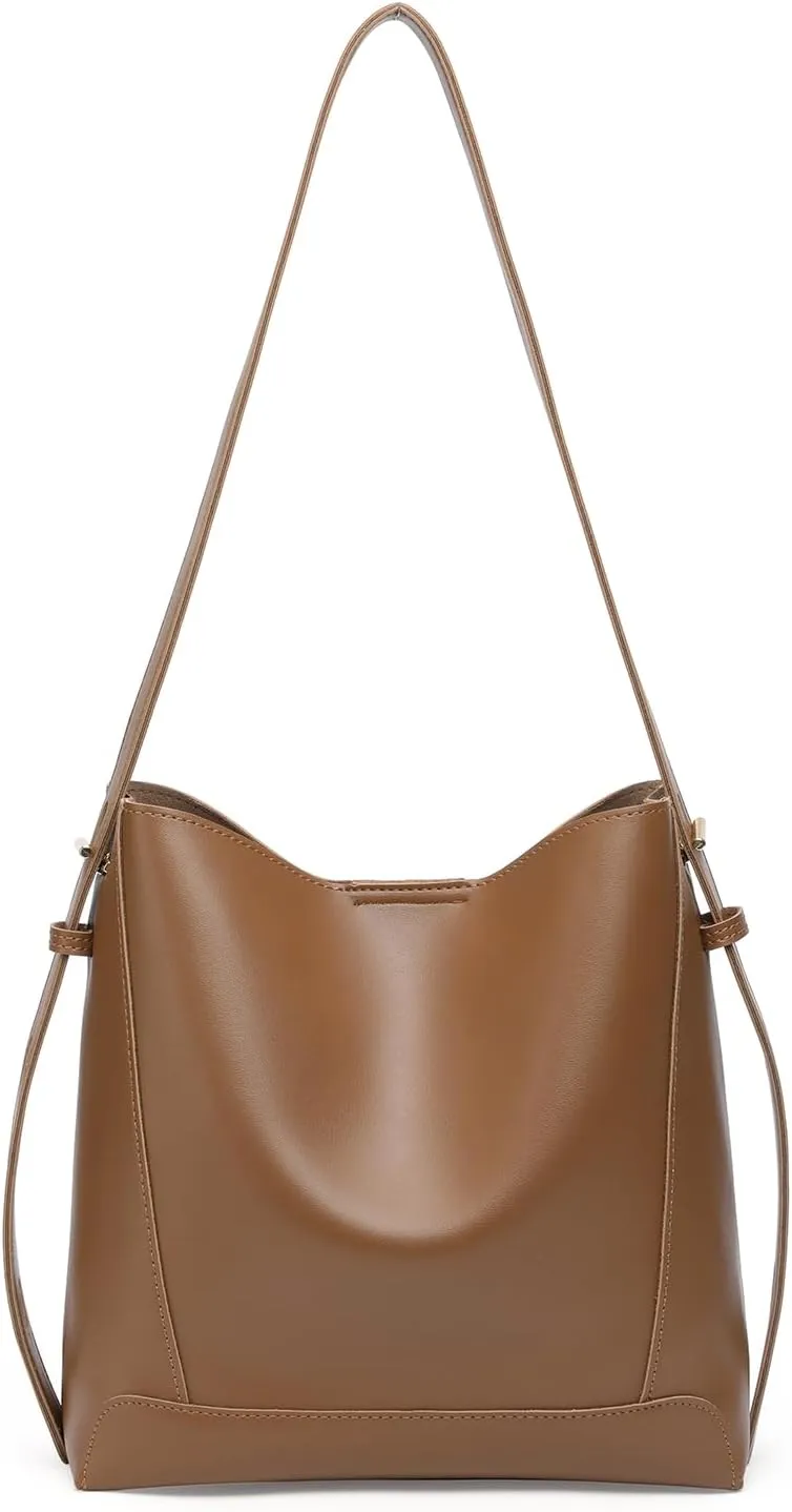 GOIACII Leather Tote Bag for Women - Shoulder Bag with Top Handle