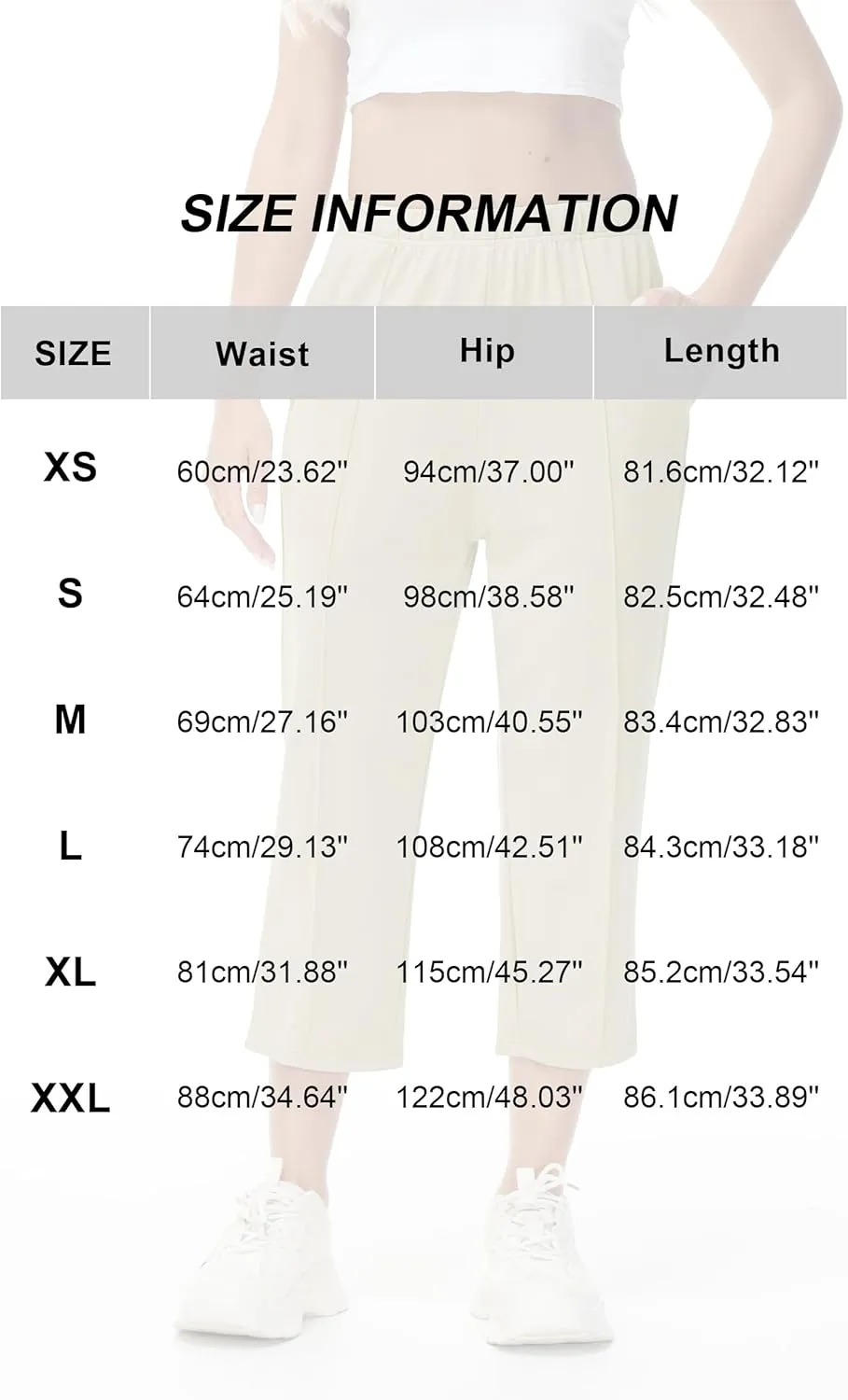 GUOLEZEEV Womens Cropped Pants Elastic Waist Pull On Capris Pants Casual Basic Capri 2024 Summer Pants