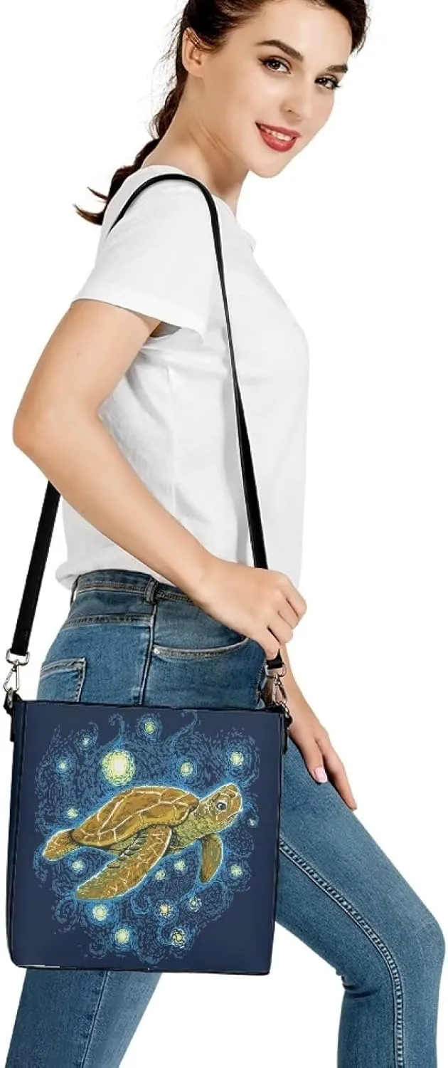 Handbags for Women Large Capacity Hobo Bags Leather Bucket Top-handle Purse