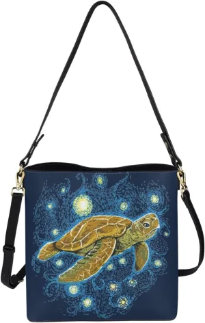 Handbags for Women Large Capacity Hobo Bags Leather Bucket Top-handle Purse