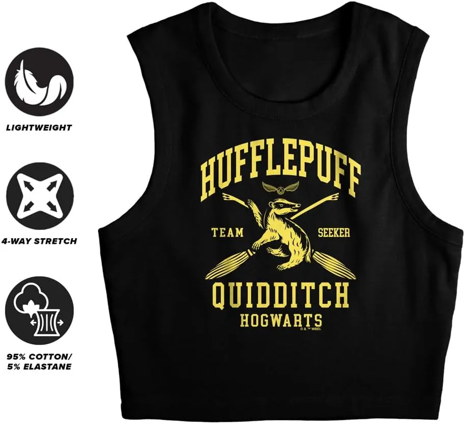 Harry Potter Hogwarts Houses Quidditch Team Women's Sleeveless Crop Top Tank