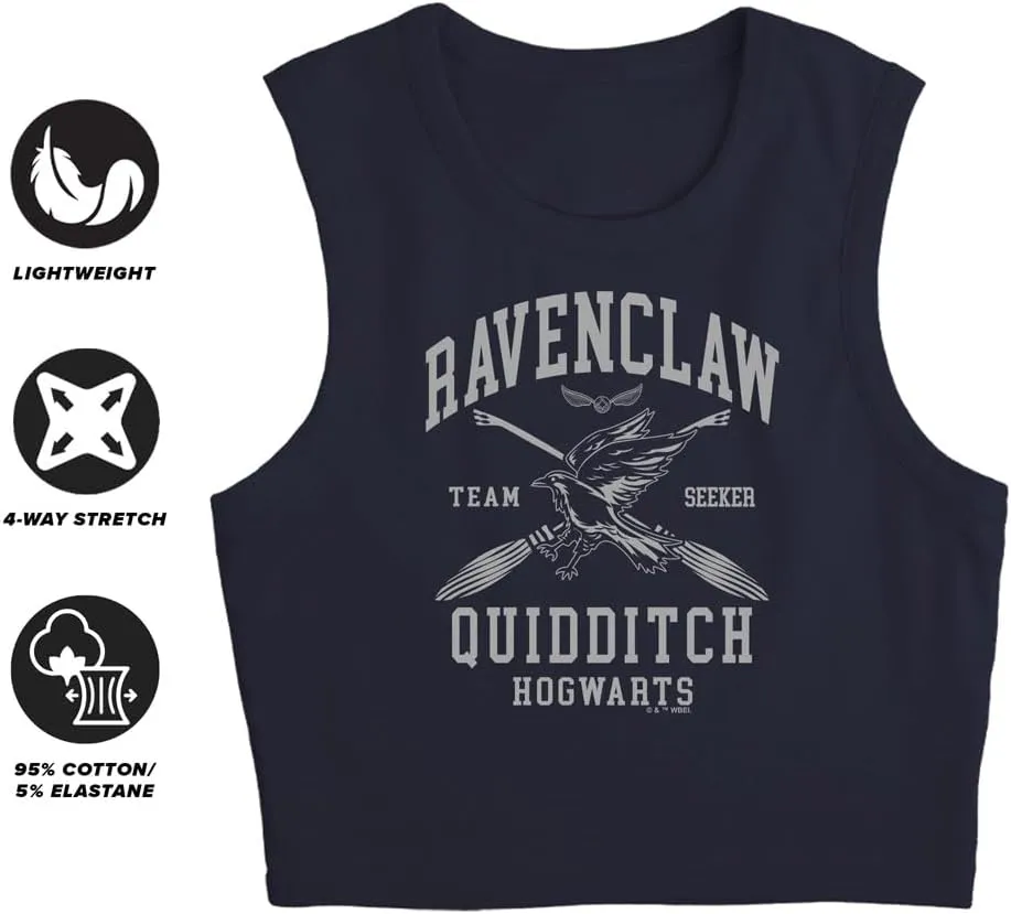 Harry Potter Hogwarts Houses Quidditch Team Women's Sleeveless Crop Top Tank