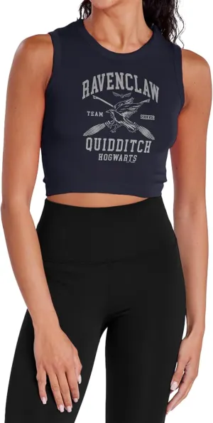 Harry Potter Hogwarts Houses Quidditch Team Women's Sleeveless Crop Top Tank