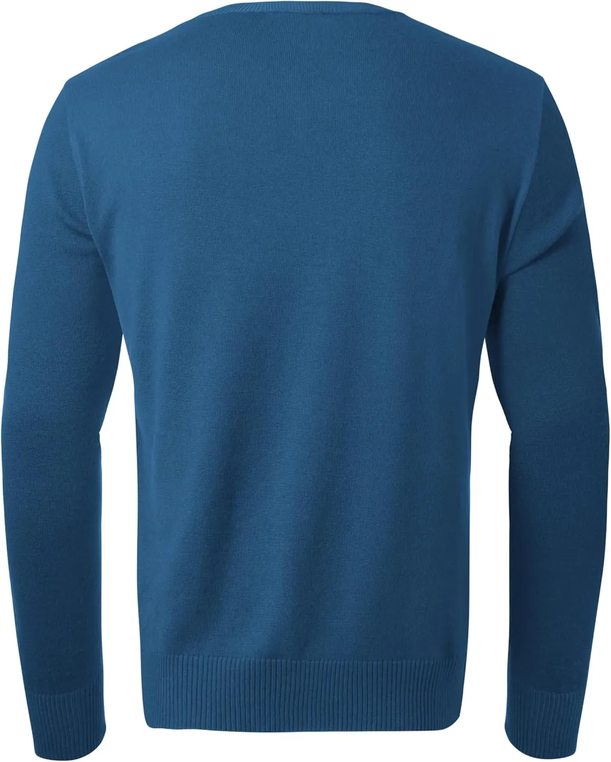 Hat and Beyond Mens Premium Knit Sweater Slim Fit Lightweight Pullover Long Sleeve Crewneck & V-Neck Sweatshirt