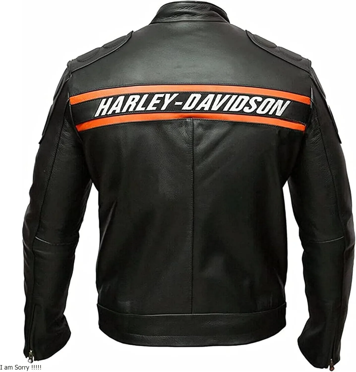 HD Bill Goldberg Black Biker Jacket Men  Cafe Racer Motorcycle Leather Jacket