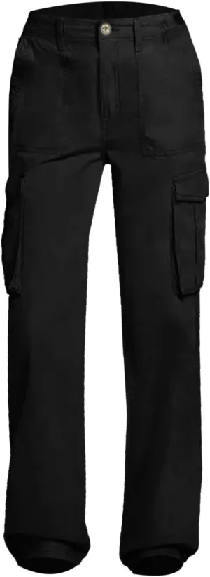 High Waisted Work Pants for Women Winter Cute Work Trousers with Pockets High Waisted Wide Leg