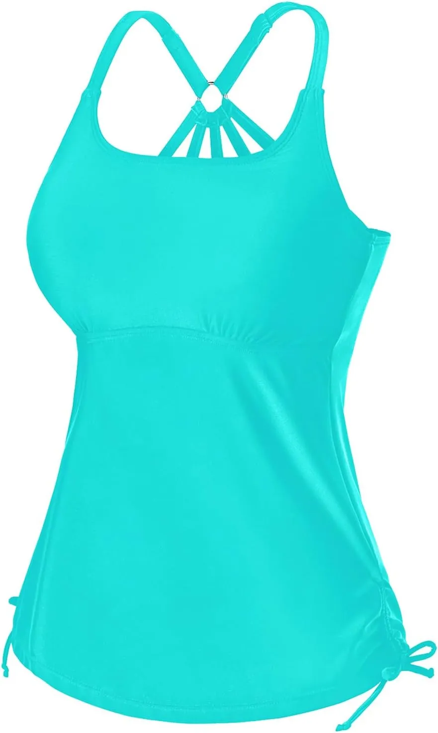 Holipick Womens Tankini Swim Top Only Tankini Bathing Suit Tops No Bottom