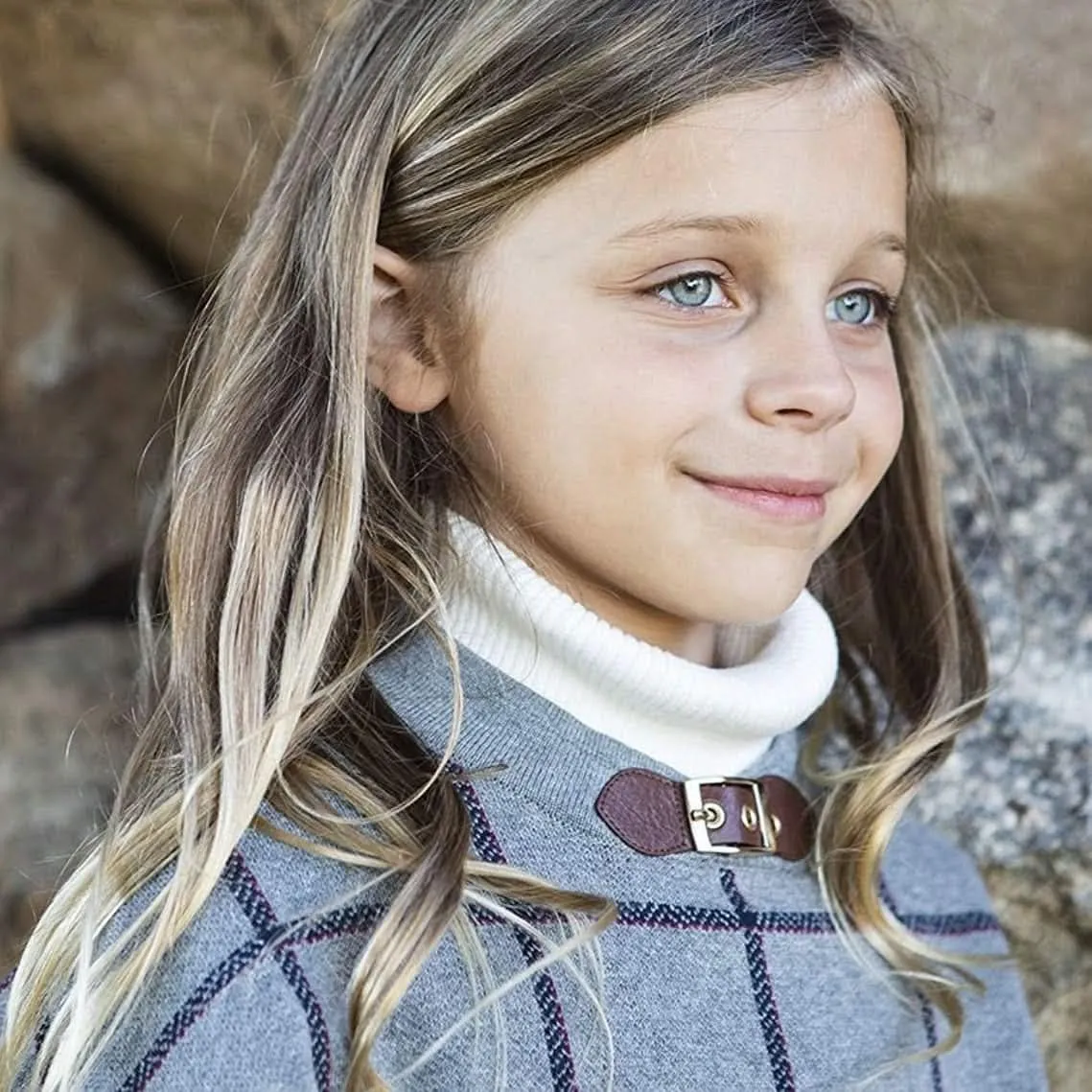 Hope & Henry Girls' Sweater Cape