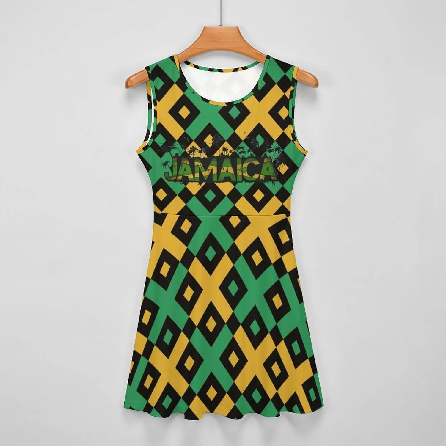Jamaica Women's Sling Dress for Womens Summer Autumn Winter Creativity Top