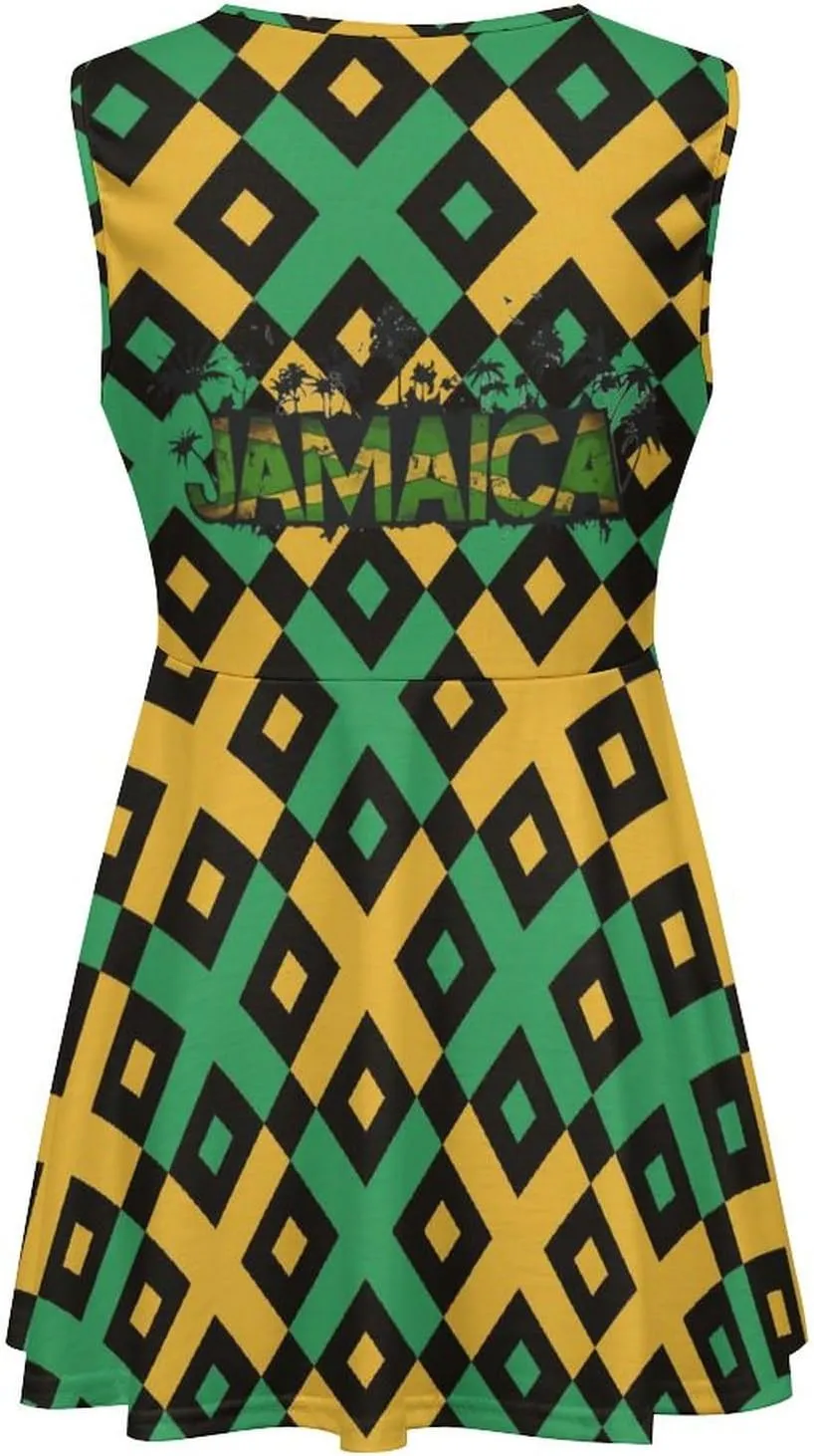 Jamaica Women's Sling Dress for Womens Summer Autumn Winter Creativity Top