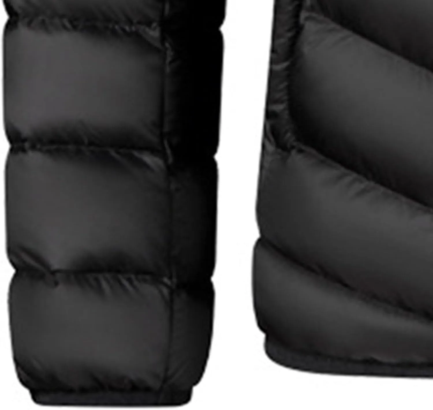 JEShifangjiusu Men'S Metallic Hooded Puffer Jacket Winter Full Zip Down Quilted Padded Coat Thicken Cotton Coat With Hood