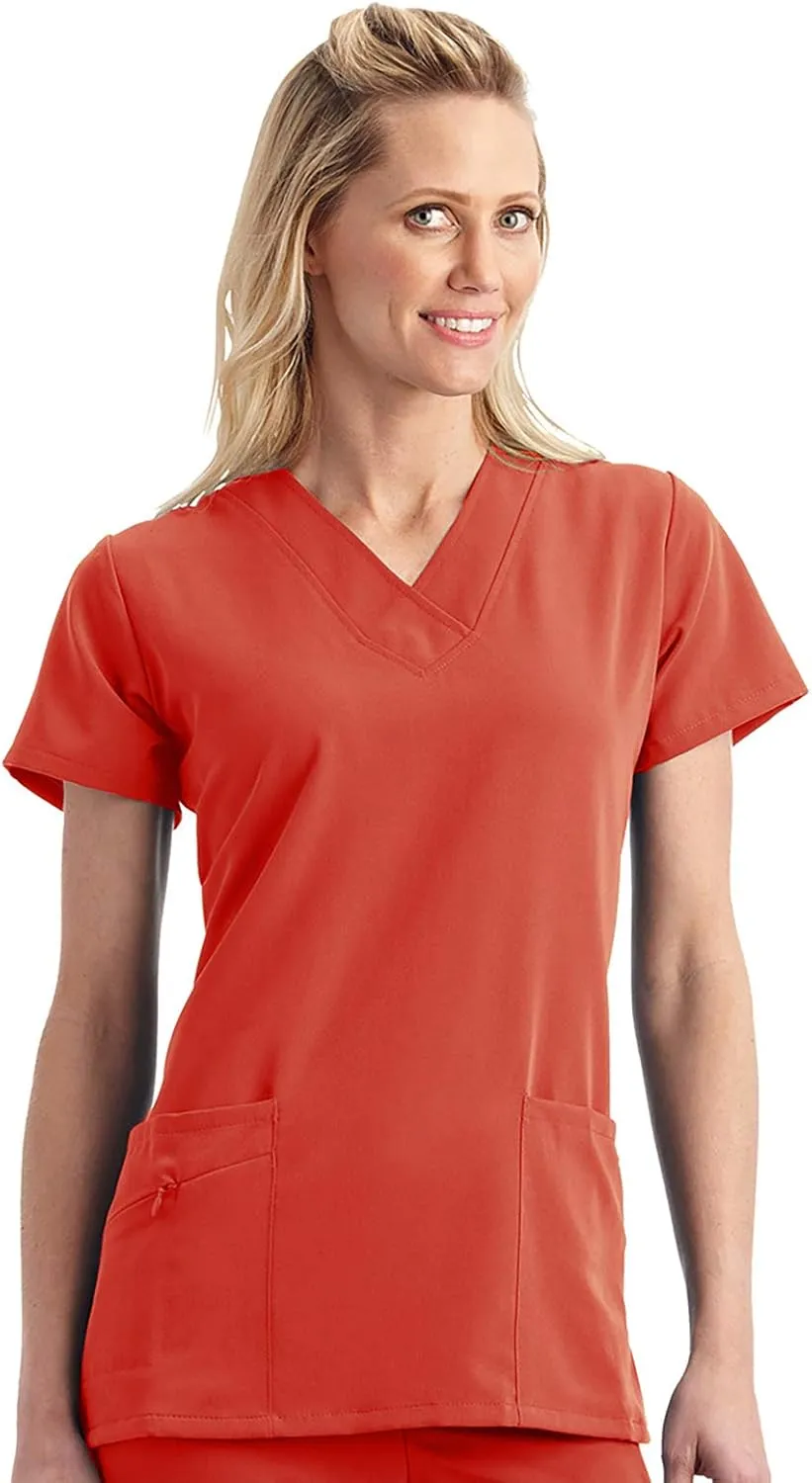 Jockey Women's Women's V-Neck Crossover Scrub Top
