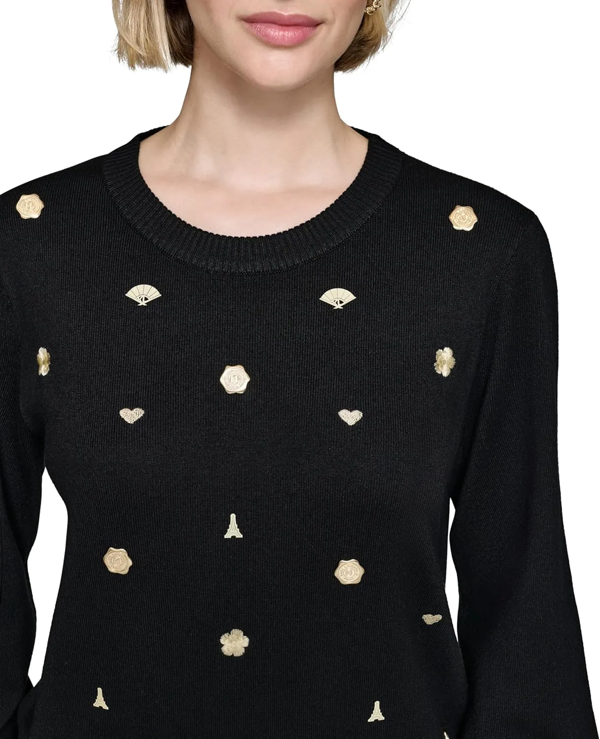 Karl Lagerfeld Paris Women's Soft Everyday Sweater