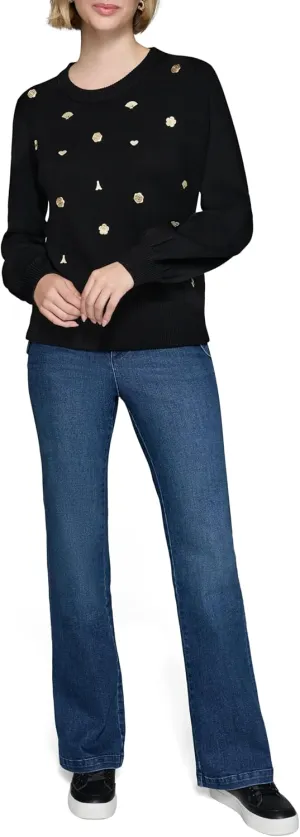 Karl Lagerfeld Paris Women's Soft Everyday Sweater
