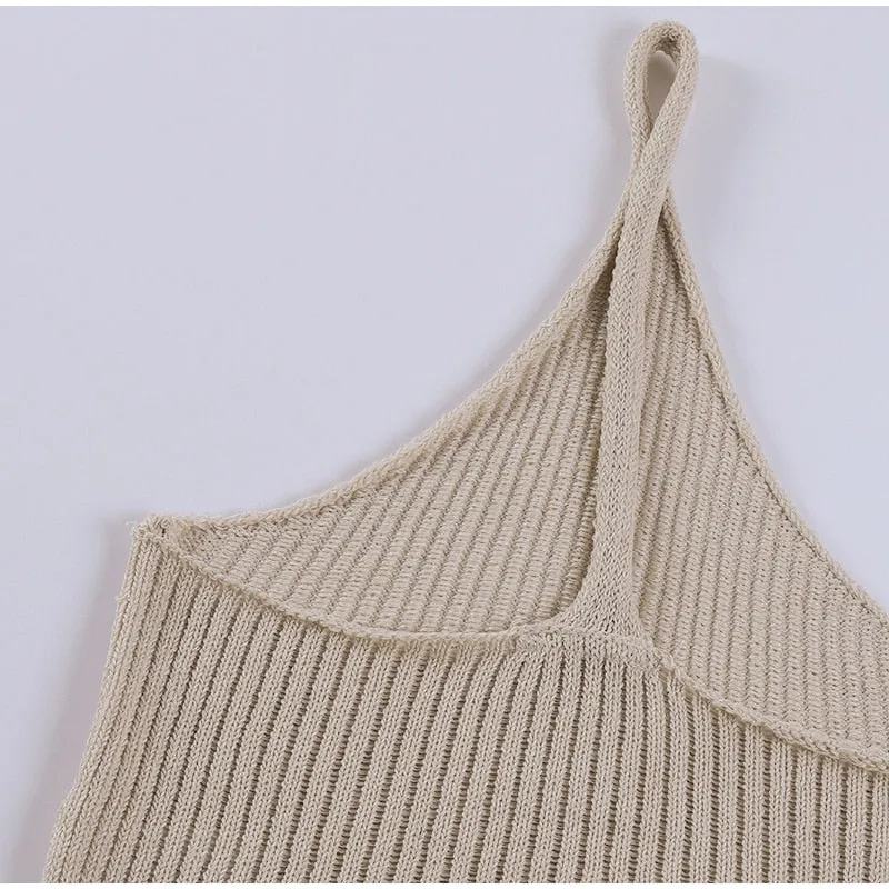 Knitted Side Shoulder Top