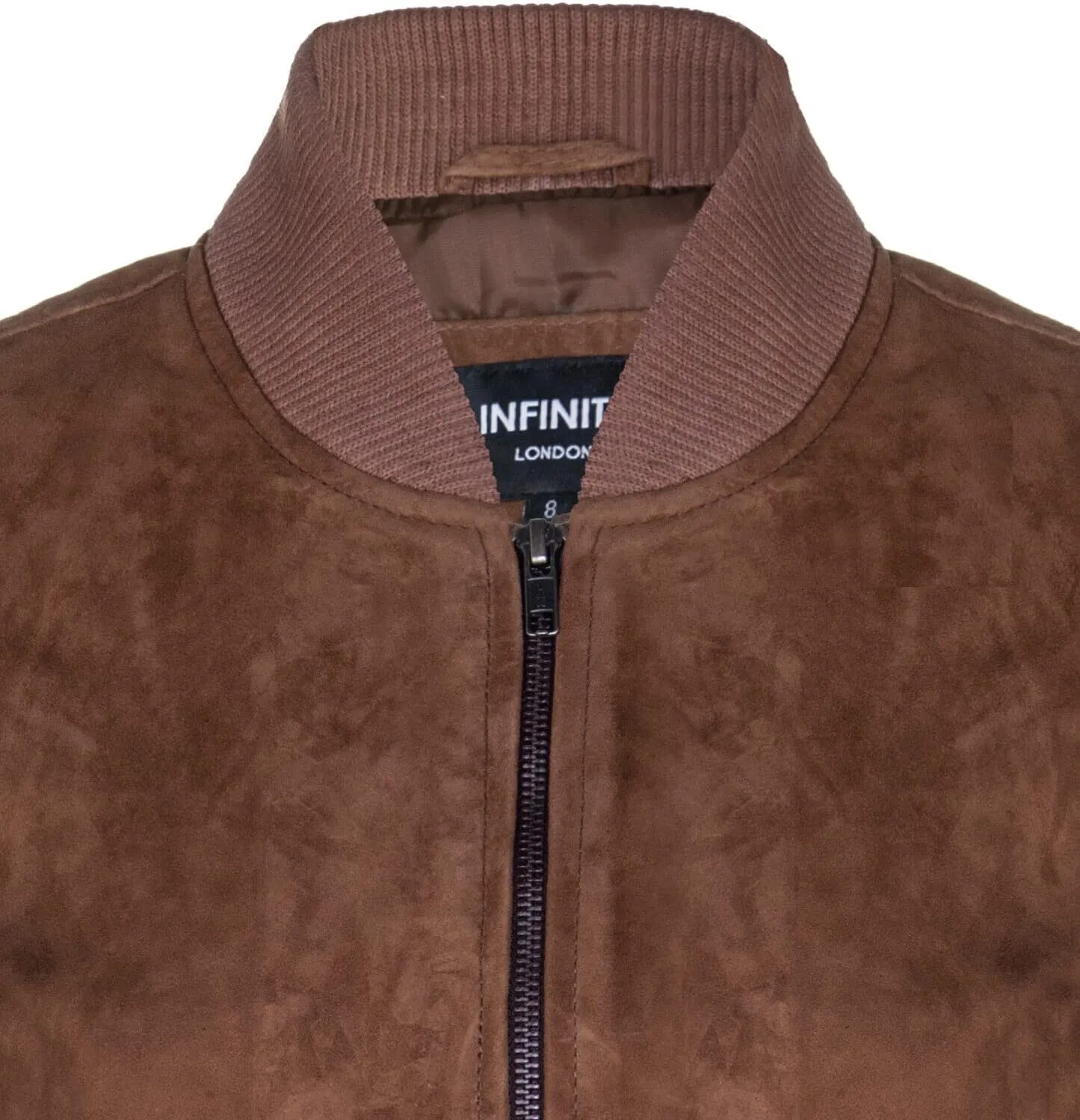 Ladies Goat Suede Bomber Genuine Leather MA-1 Varsity Retro Jacket